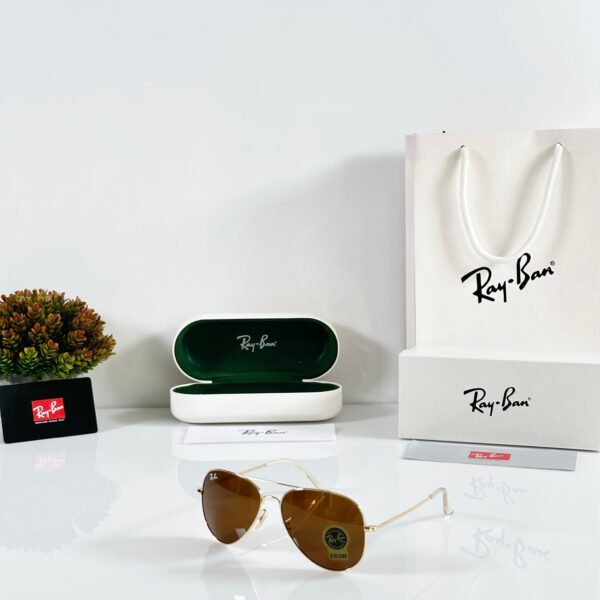 Ray_ban Aviator 3026 Gold Brown