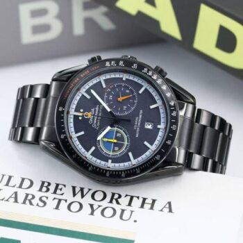 Omeg_a SpeedMaster Pilot Co-Axial Blue Dial- J1305