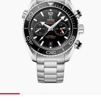 Omeg_a Seamaster Planet Ocean Quartz Japan silver Black