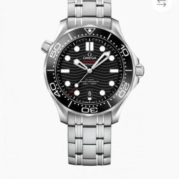 Omeg_a seamaster diver 300M automatic Silver-black
